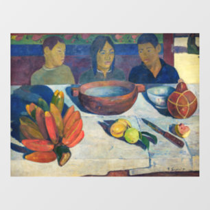 Vinilos Para Cristales Paul Gauguin - La Comida / Los plátanos