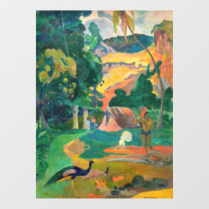 Vinilos Para Cristales Paul Gauguin - Paisaje con Peacocks / Matamoe