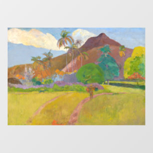 Vinilos Para Cristales Paul Gauguin - Paisaje Tahitiano