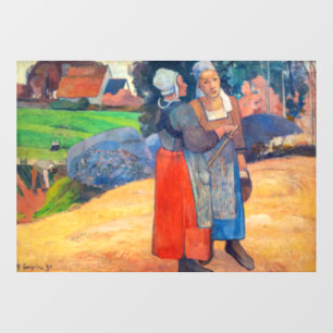 Vinilos Para Cristales Paul Gauguin - Paysannes Breton