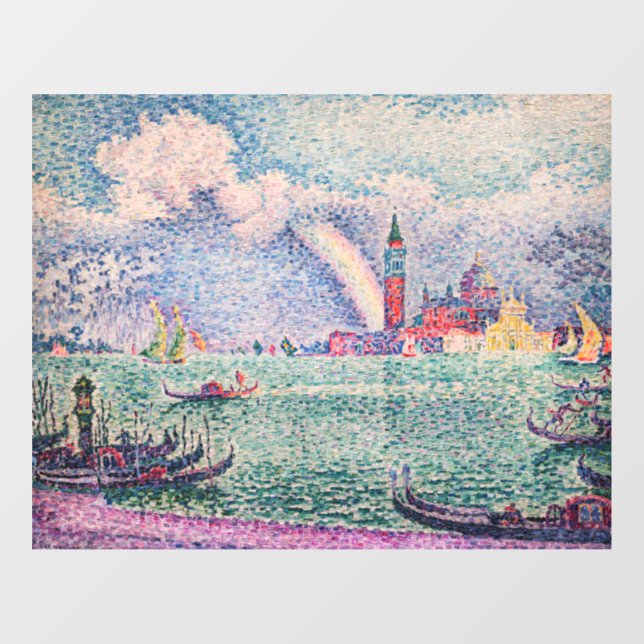 Vinilos Para Cristales Paul Signac - Arcoiris, Venecia (Hoja)