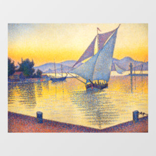 Vinilos Para Cristales Paul Signac - El puerto al atardecer, Opus 236