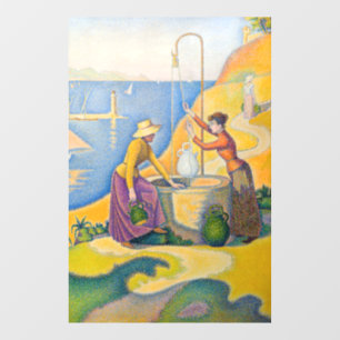Vinilos Para Cristales Paul Signac - Mujeres en el pozo