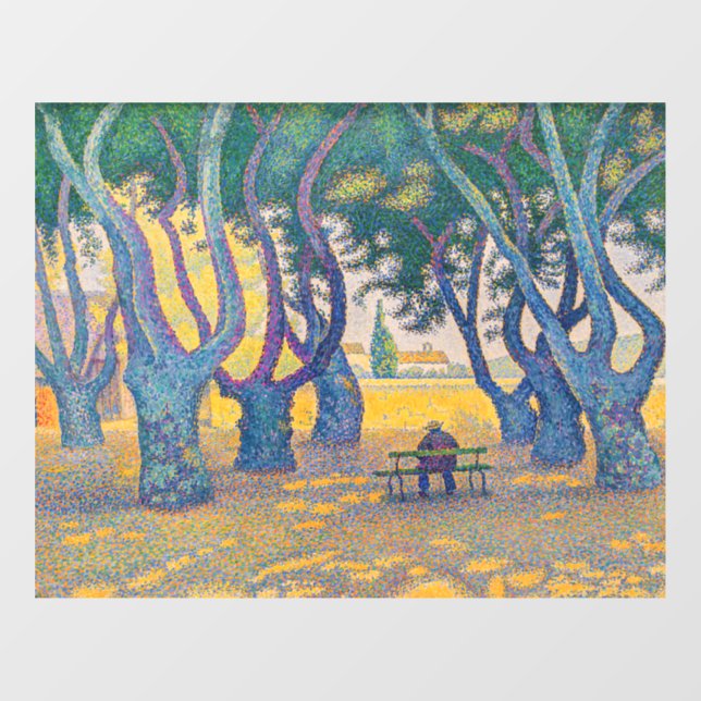 Vinilos Para Cristales Paul Signac - Place des Lices, Saint-Tropez (Hoja)