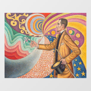 Vinilos Para Cristales Paul Signac - Retrato de M Felix Feneon, Opus 217