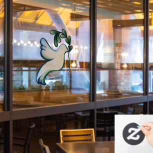 Vinilos Para Cristales Paz en la Tierra, paloma de esperanza