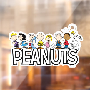 Vinilos Para Cristales Peanuts Gang Group Lineup