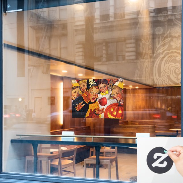 Vinilos Para Cristales Peligros de reducción de Apple (Ventana de cafetería)