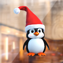 Vinilos Para Cristales Penguin bebé navidades