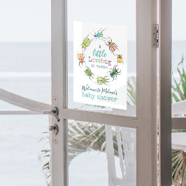 Vinilos Para Cristales Pequeño Lovebug Baby Shower Welcome