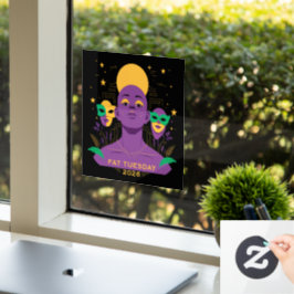 Vinilos Para Cristales Perfecto para Mardi Gras 2026