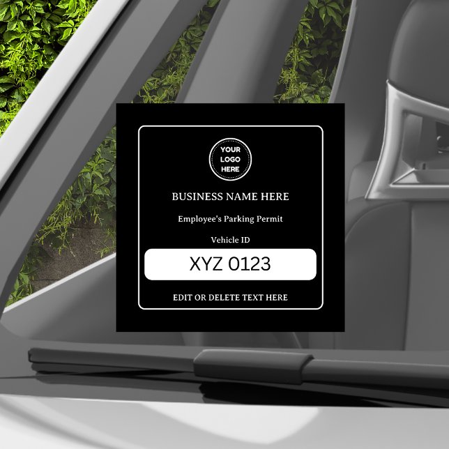 Vinilos Para Cristales Permiso de estacionamiento Identificación del vehí (Subido por el creador)