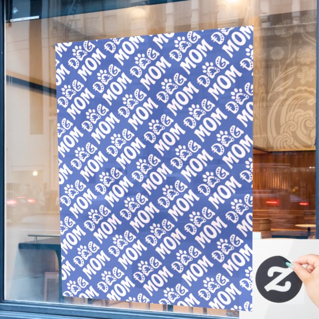 Vinilos Para Cristales Perro Mamá (Ventana de cafetería)