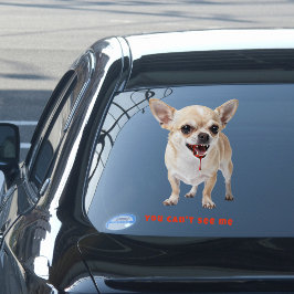 Vinilos Para Cristales Personalised You Can't See Me Chihuahua WWE Car