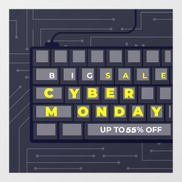 Vinilos Para Cristales Personaliza el banner del Cyber Monday hasta XX % 