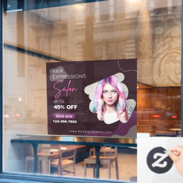 Vinilos Para Cristales Personaliza el colorido del cabello Resalta Salón 