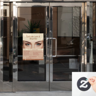 Vinilos Para Cristales Personaliza la belleza de cejas y pestañas Promoci