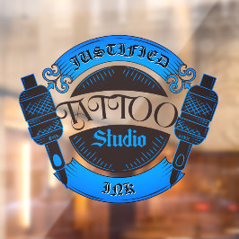 Vinilos Para Cristales Personaliza la Fachada Comercial de Blue Tattoo Sh