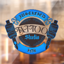 Vinilos Para Cristales Personaliza la fachada de la tienda de tatuajes Bl