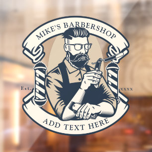 Vinilos Para Cristales Personaliza la Fachada de tu Barbería