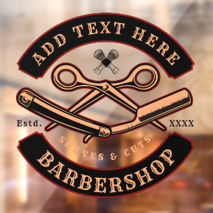 Vinilos Para Cristales Personaliza la Fachada del Negocio de Barbería