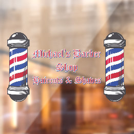 Vinilos Para Cristales Personaliza postes de barbería promoción 2