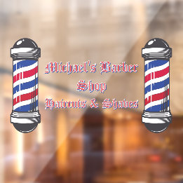 Vinilos Para Cristales Personaliza postes de barbería promoción 2
