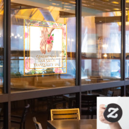 Vinilos Para Cristales Personaliza Salón de Uñas Genérico Spa Tranquilida