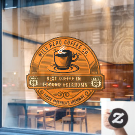 Vinilos Para Cristales Personaliza Tazas de Café con Vapor de Route 66 Ca