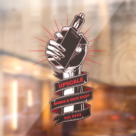 Vinilos Para Cristales Personaliza tienda de humo y vapeo para pequeños n