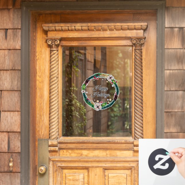 Vinilos Para Cristales Personalizable de guerra de vacaciones de Boho bon (Puerta de casa)