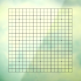 Vinilos Para Cristales personalizable de versión de Goban Square de 19 x 