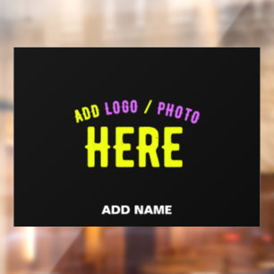 VINILOS PARA CRISTALES PERSONALIZABLE MODERNO ESTILO NEGRO VERIFICADO MAR