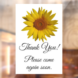 Vinilos Para Cristales Personalizable Sunflower Business