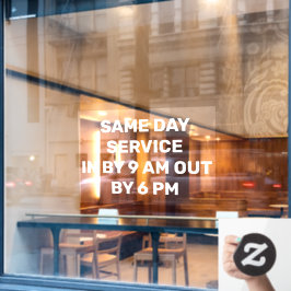 Vinilos Para Cristales Personalización De Limpieza Seca Recogida Rápida