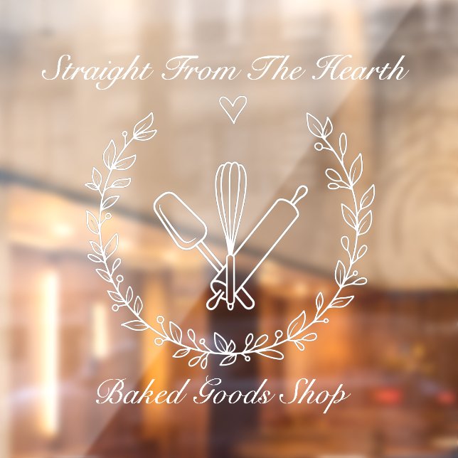 Vinilos Para Cristales Personalización del negocio de panadería de panade (Hoja 2)