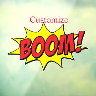 Vinilos Para Cristales Personalizado Boom Thunder_Cove
