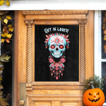 Personalizado Creepy Blue Pink Halloween Sugar Sku