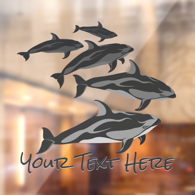 Vinilos Para Cristales Personalizado de ballenas de Beluga Cling con vent (Hoja 2)