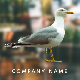 Vinilos Para Cristales Personalizado de pájaro náutico realista de corte 