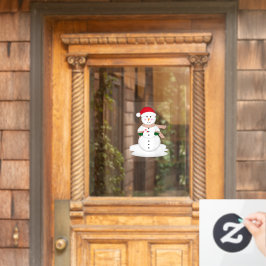 Vinilos Para Cristales Personalizado Navidades Snowman