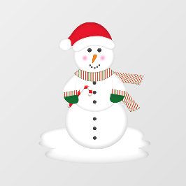 Vinilos Para Cristales Personalizado Navidades Snowman