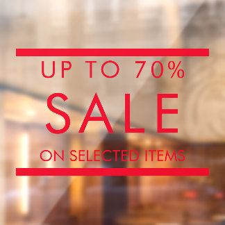 Vinilos Para Cristales Personalizado Todo Rótulo De Venta Editable De Tex