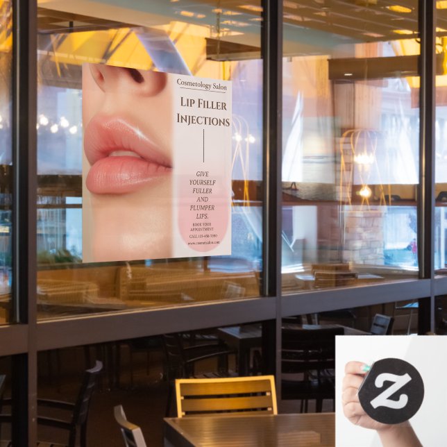 Vinilos Para Cristales Personalizar Botox Filler Cosmetología Belleza (ventana del restaurante)