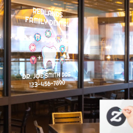 Vinilos Para Cristales Personalizar Clínica Dental Office Reparación Mola