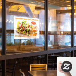 Vinilos Para Cristales Personalizar comida mexicana cascarón duro Tacos b