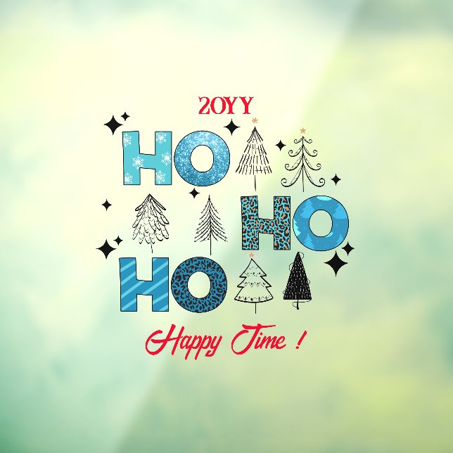 Vinilos Para Cristales Personalizar de Santa Claus (Hoja 3)