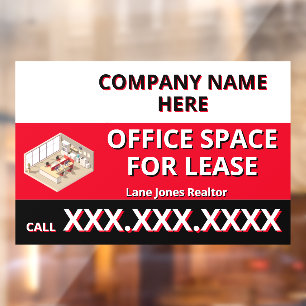 Vinilos Para Cristales Personalizar espacio comercial en alquiler Logotip