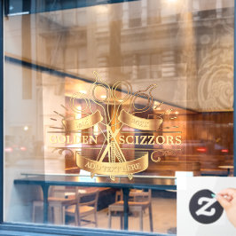 Vinilos Para Cristales Personalizar frente de salón de peluquería genéric