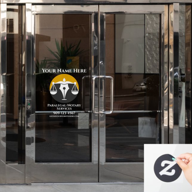 Vinilos Para Cristales Personalizar la puerta de negocios de servicios no (Puerta de oficina)